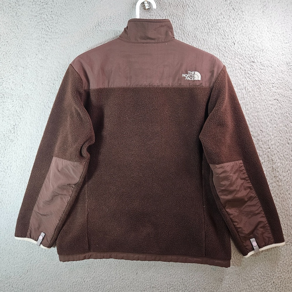The North‎ Face Fleece Sweater Jacket Girl XL Full Zip Brown - Picture 9 of 13